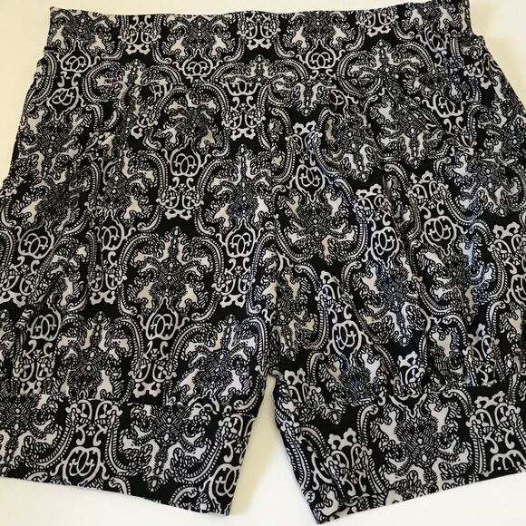 Womens Huefulin High Waist Comfy Casual Print Harem Shorts XS/S - Picture 1 of 10